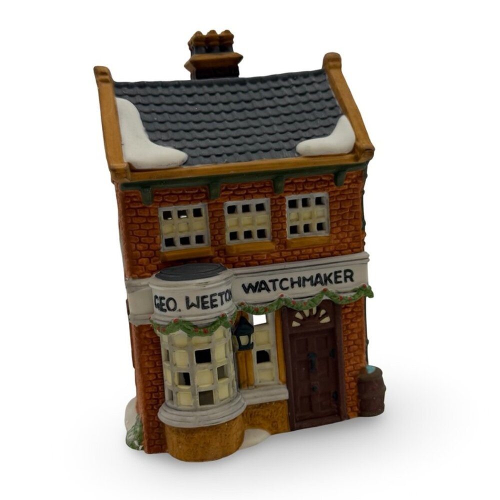 Dickens Heritage Village Collection  1988 Department 56 Geo Weeton Watchmaker